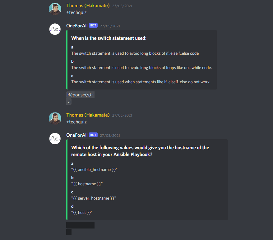 Image OneForAll Discord bot